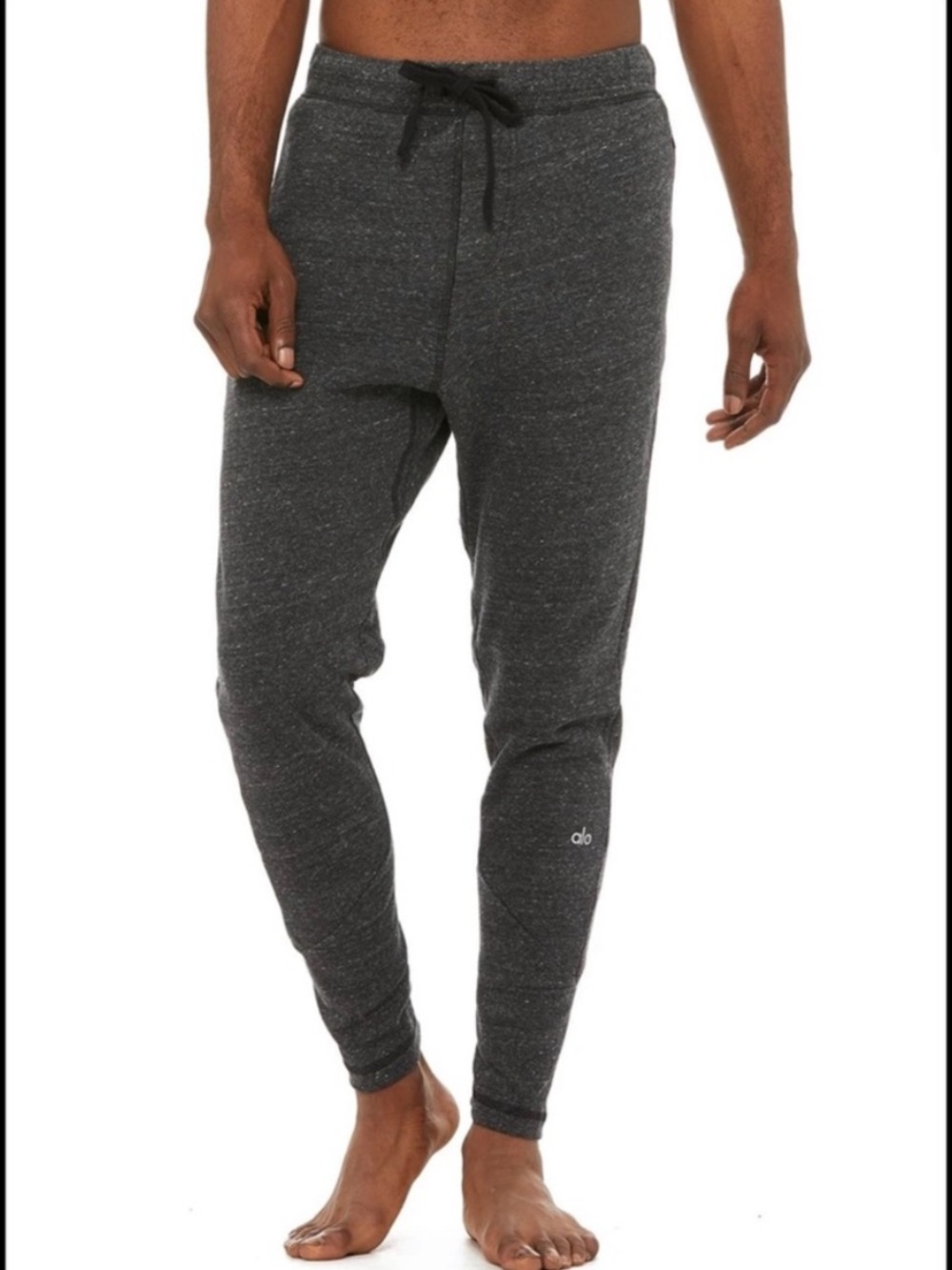 Alo Yoga The Triumph Sweatpant Charcoal Black Triblend